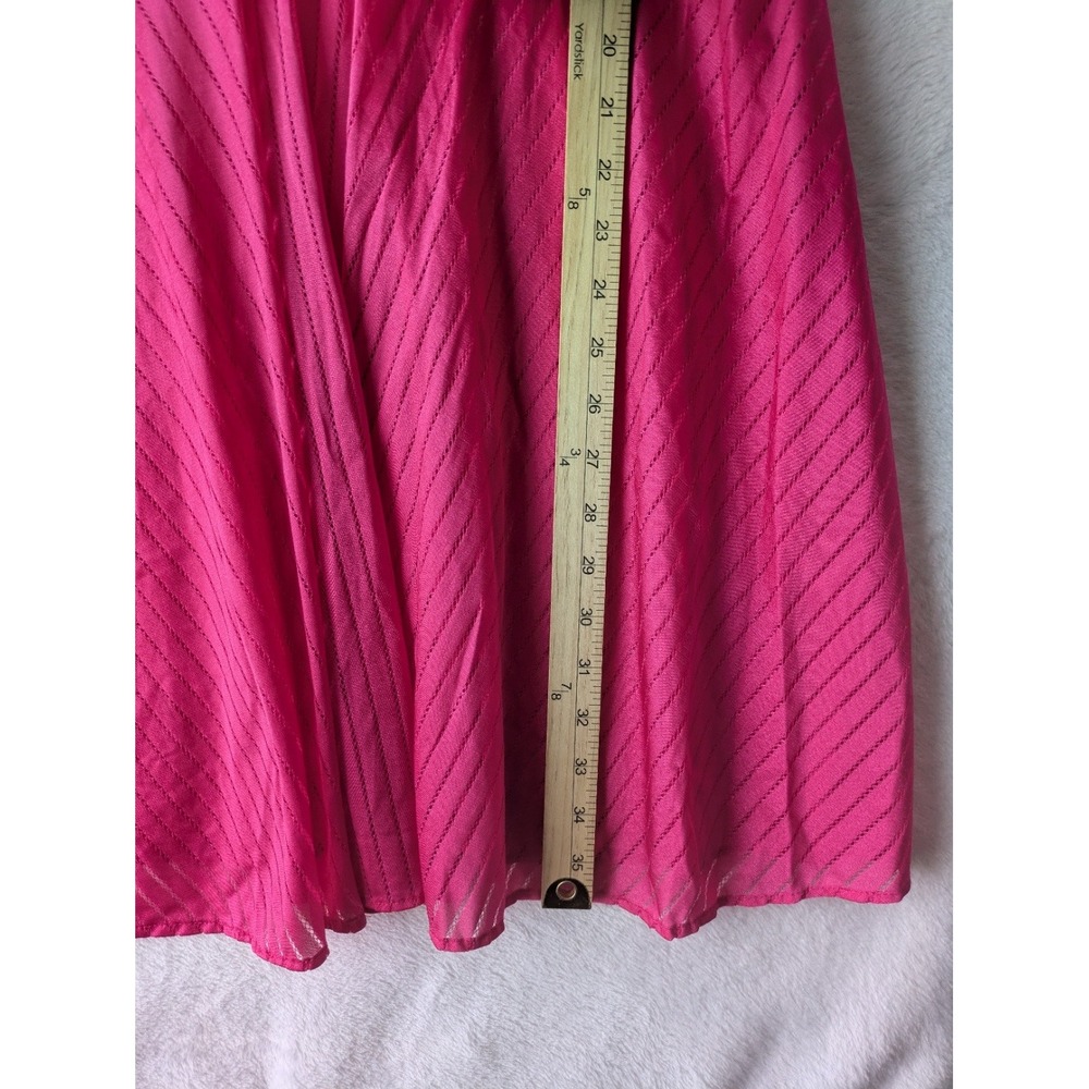 Vintage Undercover Wear Nightgown Pink Nylon Lingerie Dress 1X‎ Large USA - Picture 9 of 11